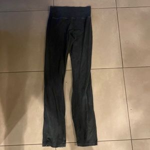 black brandy melville flare leggings, super soft